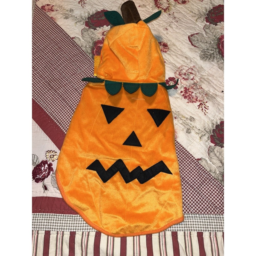 Pumpkin Dog Costume , Medium , Hoodie , Halloween‎